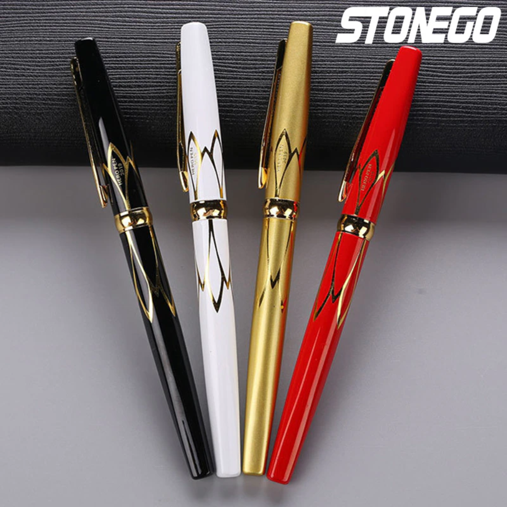 Fountain Pen Bottled Ink - STONEGO Luxury quality Fountain Pen Black