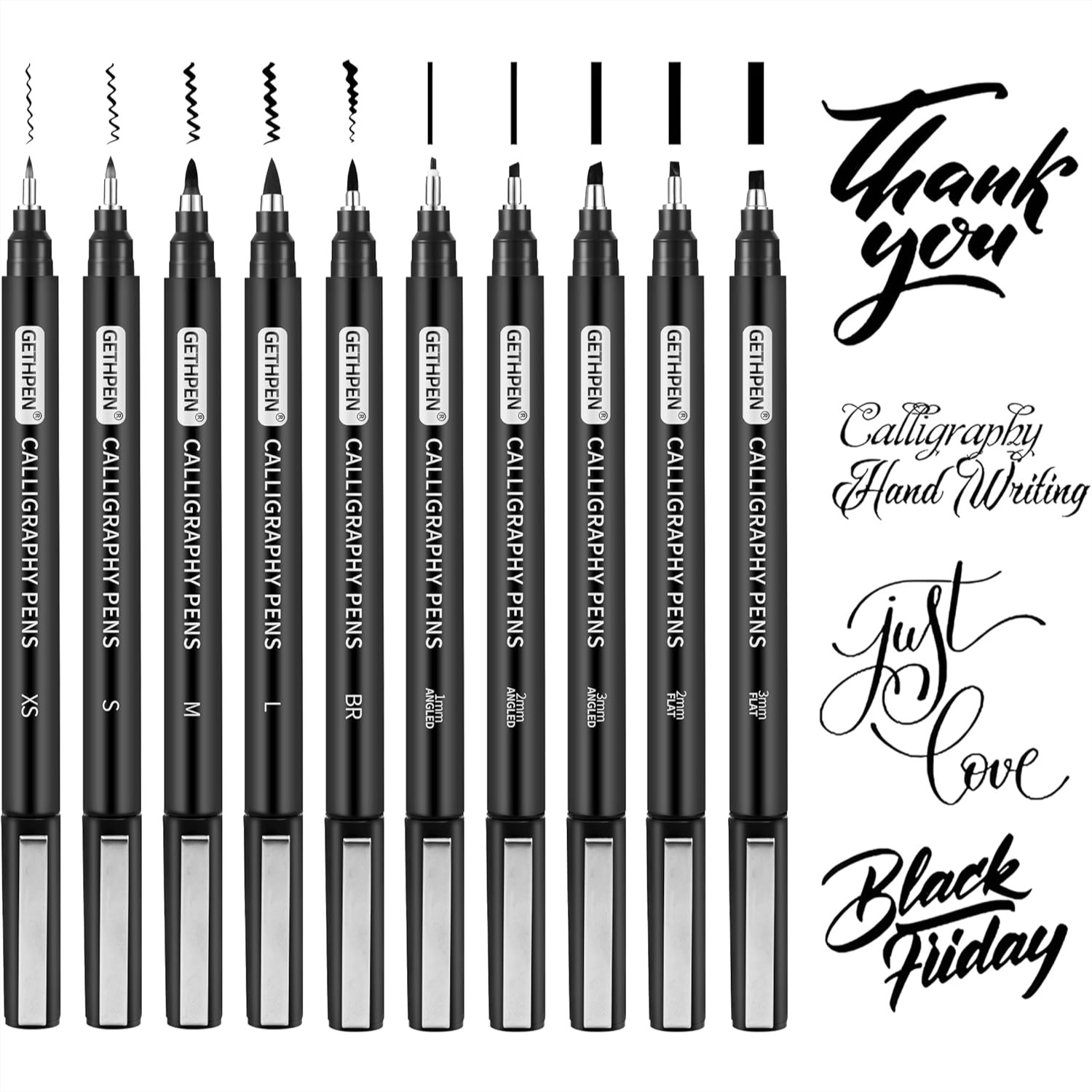 Archive Box Set - Calligraphy Pen Set for Beginners, 10