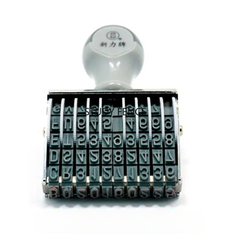 Rubber Date Stamp - 1pc Letter and Number Date Stamp