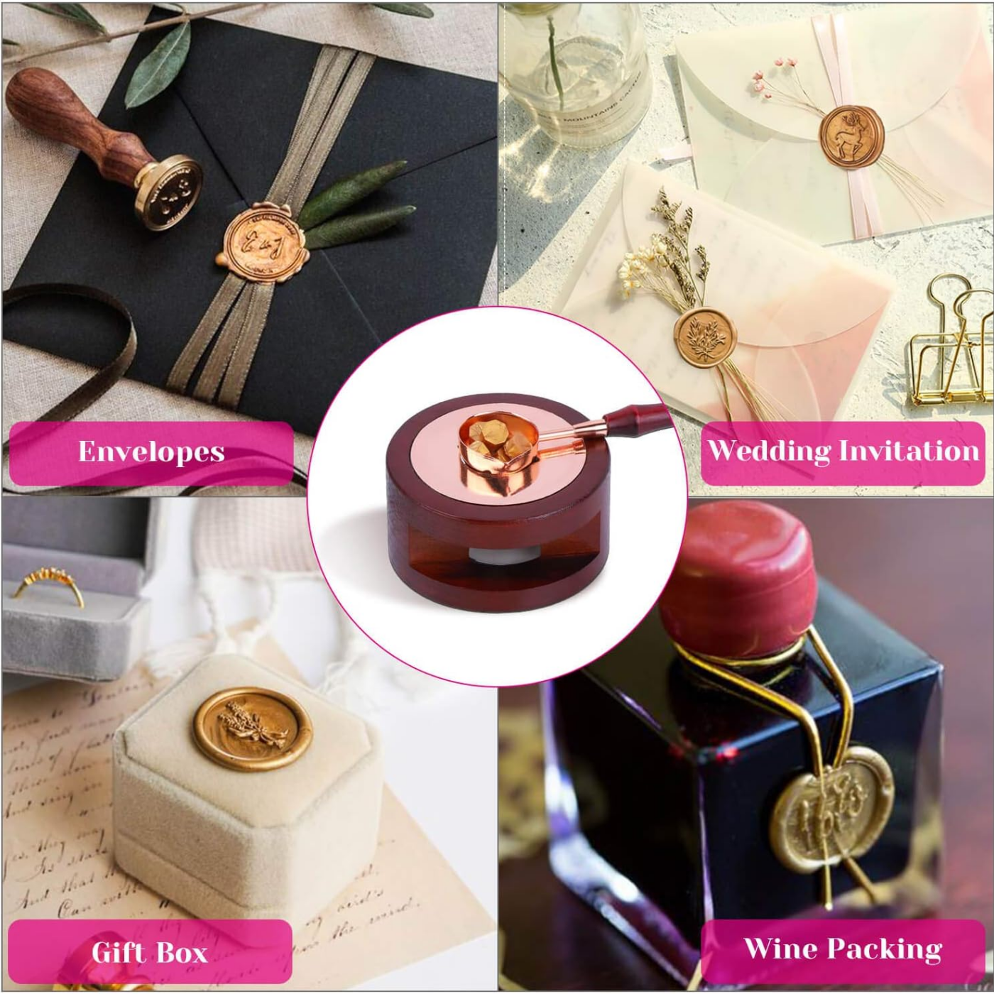 Wax Seal Set Includes 200 Gold - Wax Seal Stamp Set recensie en prijs