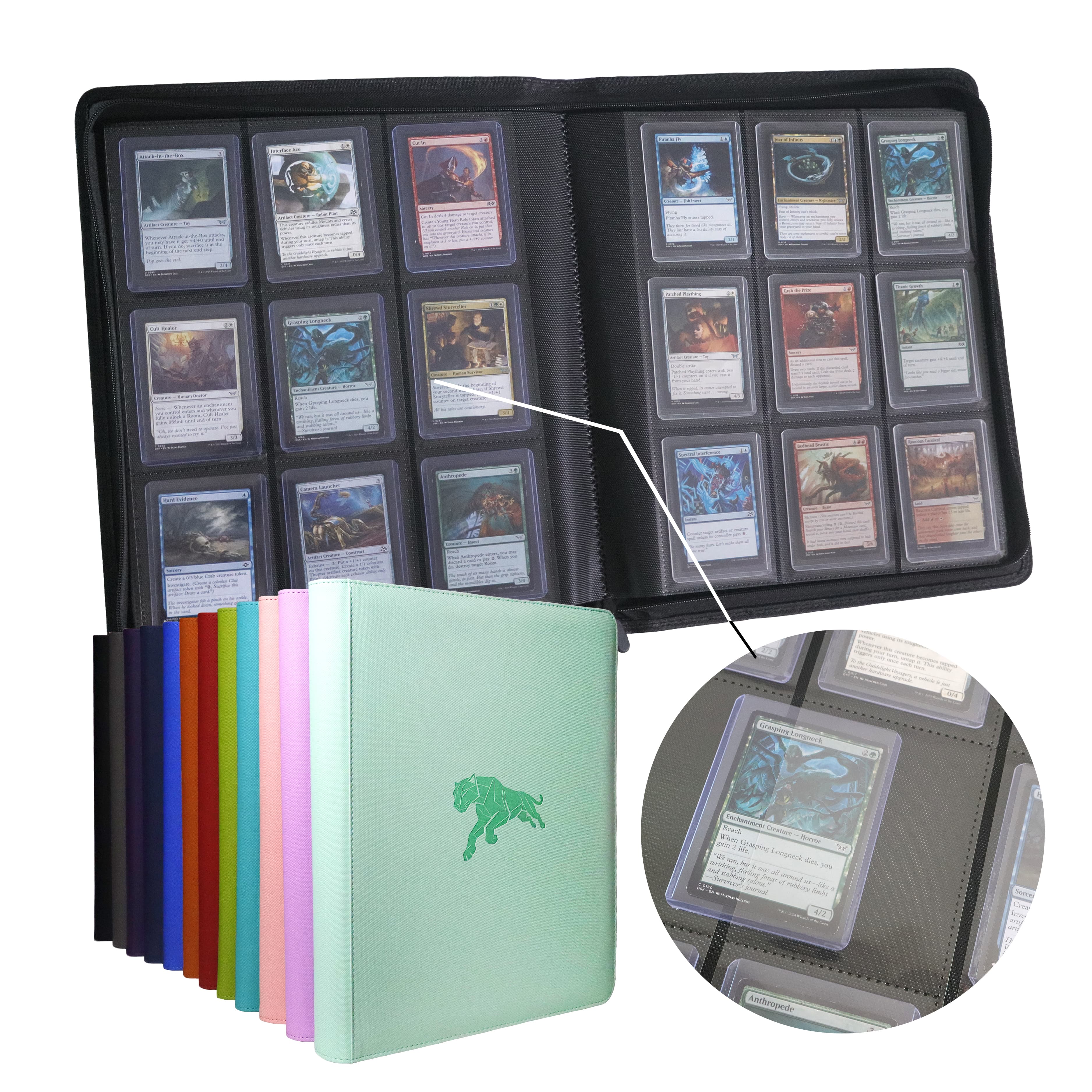 360 Pockets 9-Pocket PU Leathe - Card Index Box recensie en prijs