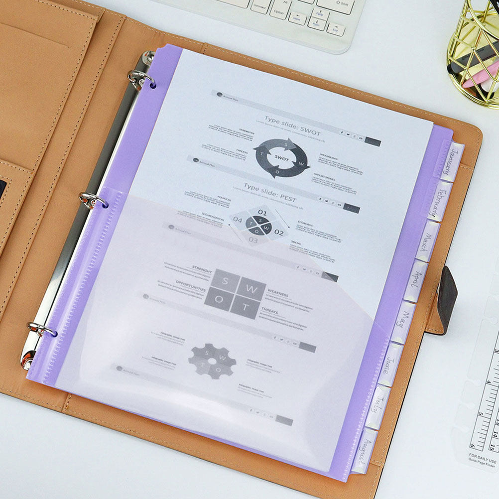 2Sets A4 3-Hole Divider Pages  - Tab Divider A4 recensie en prijs