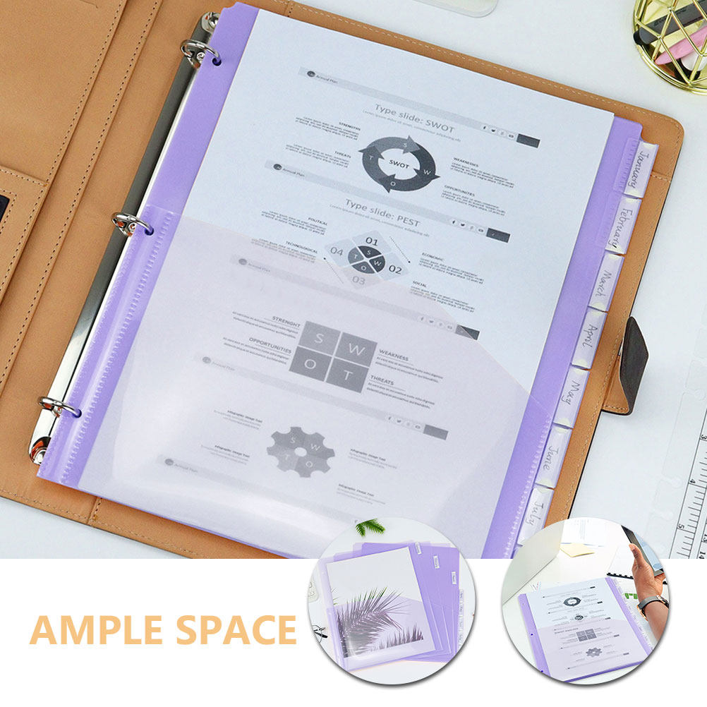 2Sets A4 3-Hole Divider Pages  - Tab Divider A4 recensie en prijs