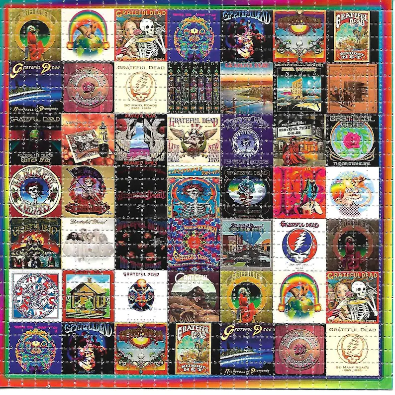 60s Album Psychedelic LSD/Acid - Ink Blotter Paper recensie en prijs