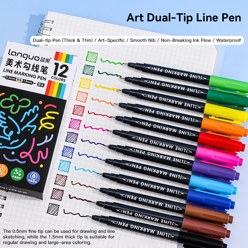 LANGUO Colorful Line Drawing P - Correction Pen Fine recensie en prijs
