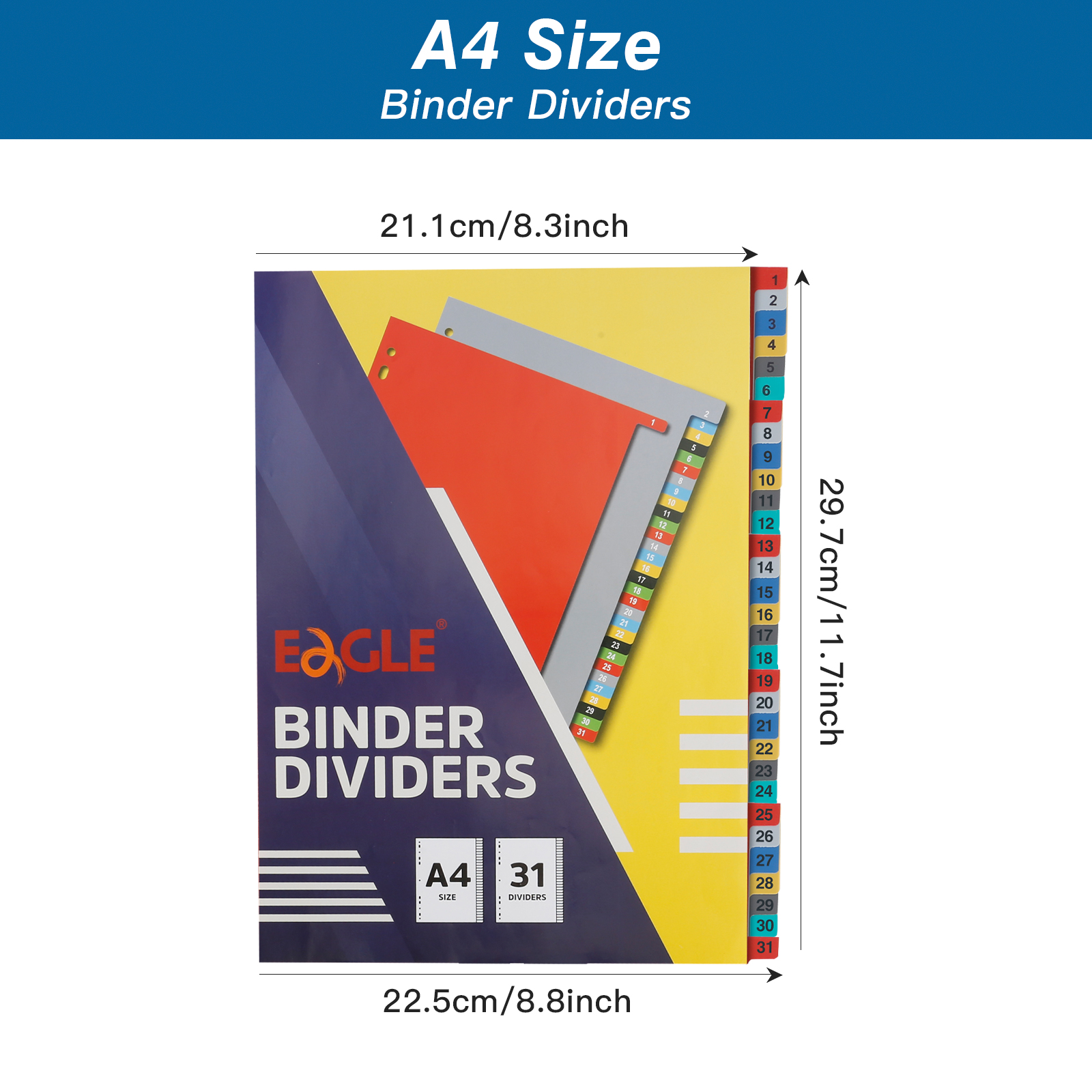 EAGLE A4 Binder Index Divider  - Tab Divider A4 recensie en prijs