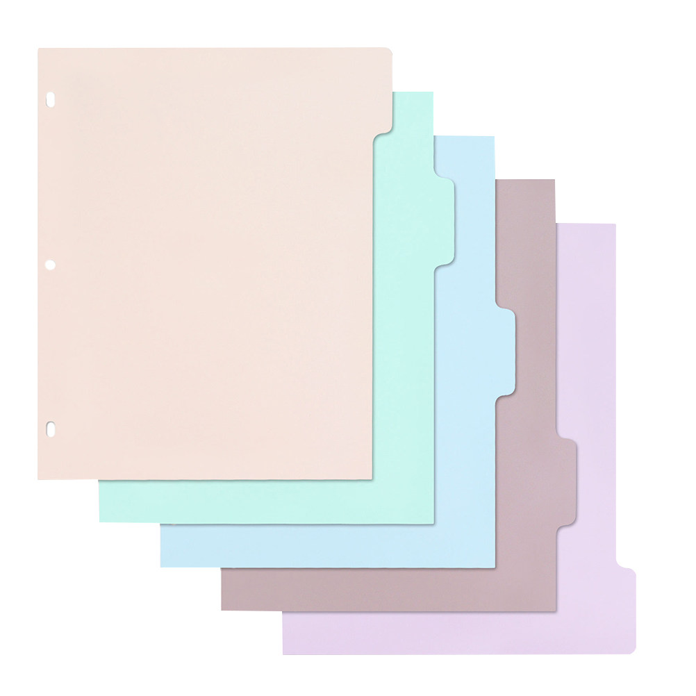 1Set Frosted PP Binder Divider - Tab Divider A4 recensie en prijs
