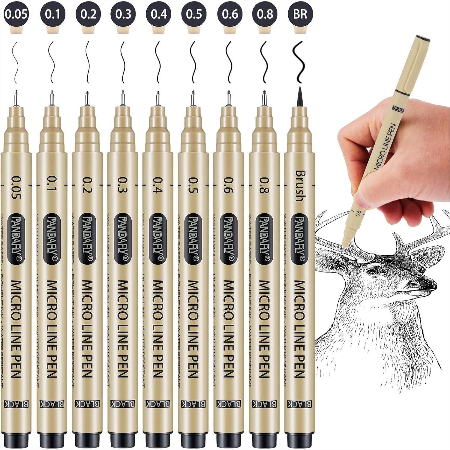 Black Micro-Pen Fineliner Ink  - Archive Box Set recensie en prijs