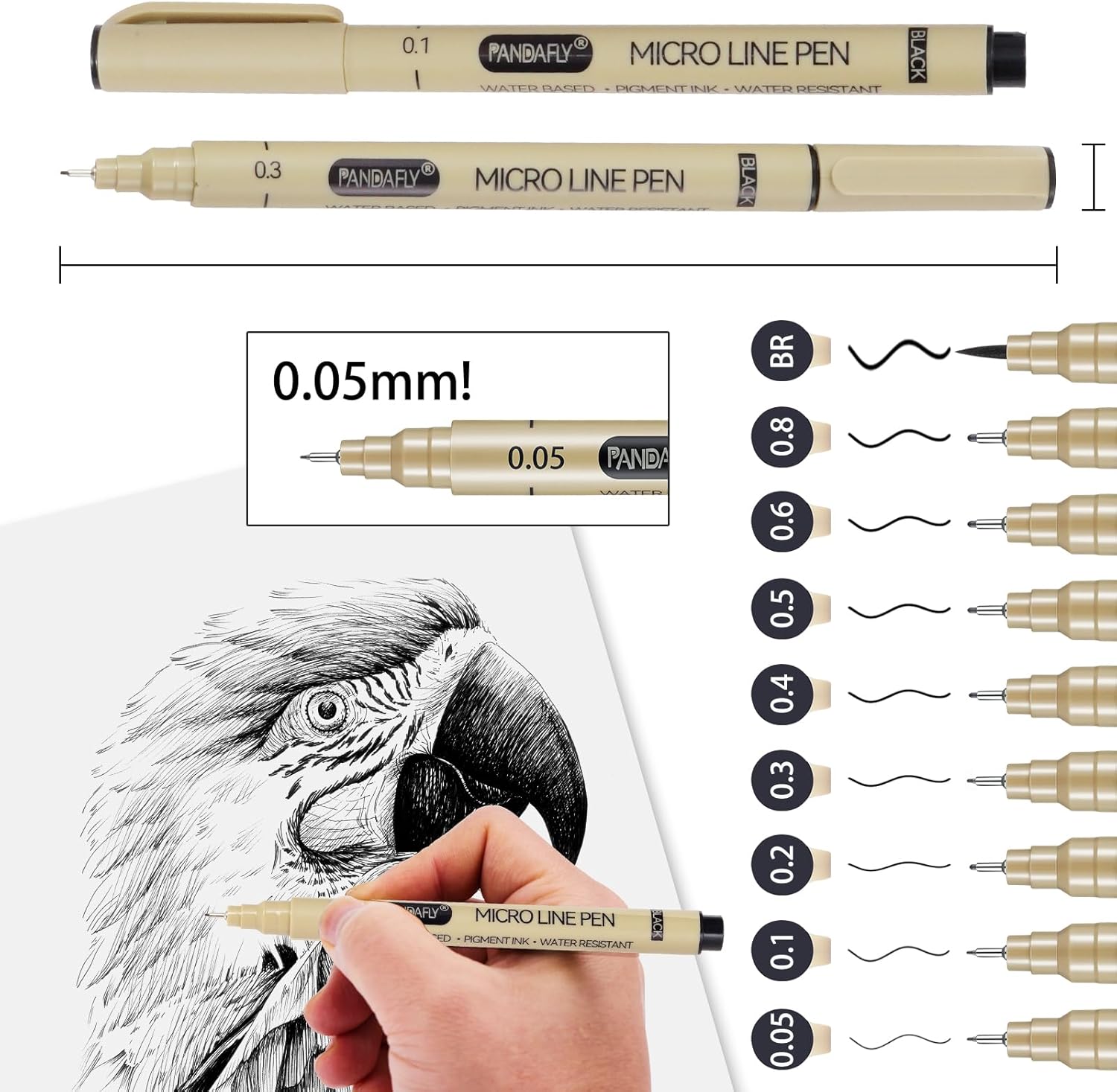 Black Micro-Pen Fineliner Ink  - Archive Box Set recensie en prijs