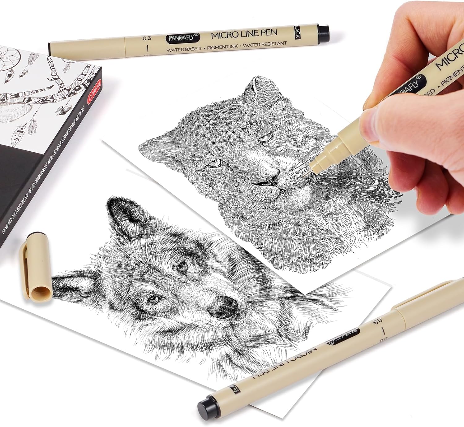 Black Micro-Pen Fineliner Ink  - Archive Box Set recensie en prijs