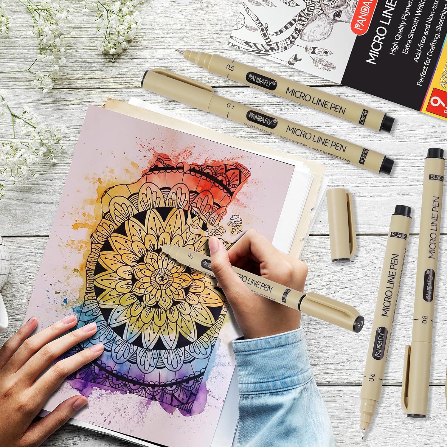Black Micro-Pen Fineliner Ink  - Archive Box Set recensie en prijs