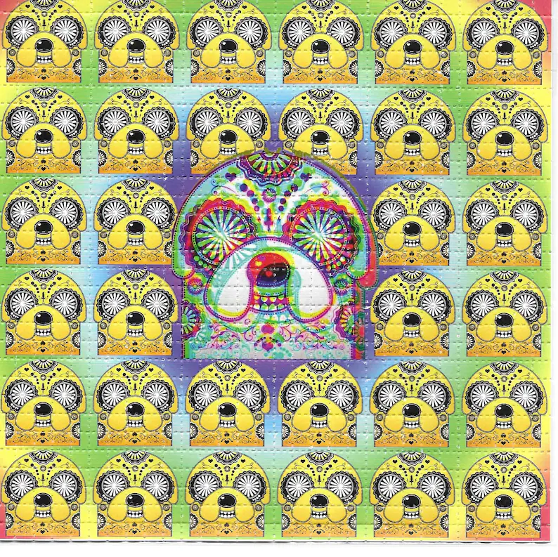 Crazy Time Psychedelic LSD Aci - Ink Blotter Paper recensie en prijs