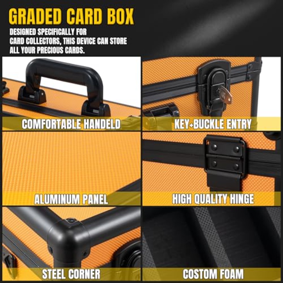 Graded Card Storage Box Alumin - Card Index Box recensie en prijs