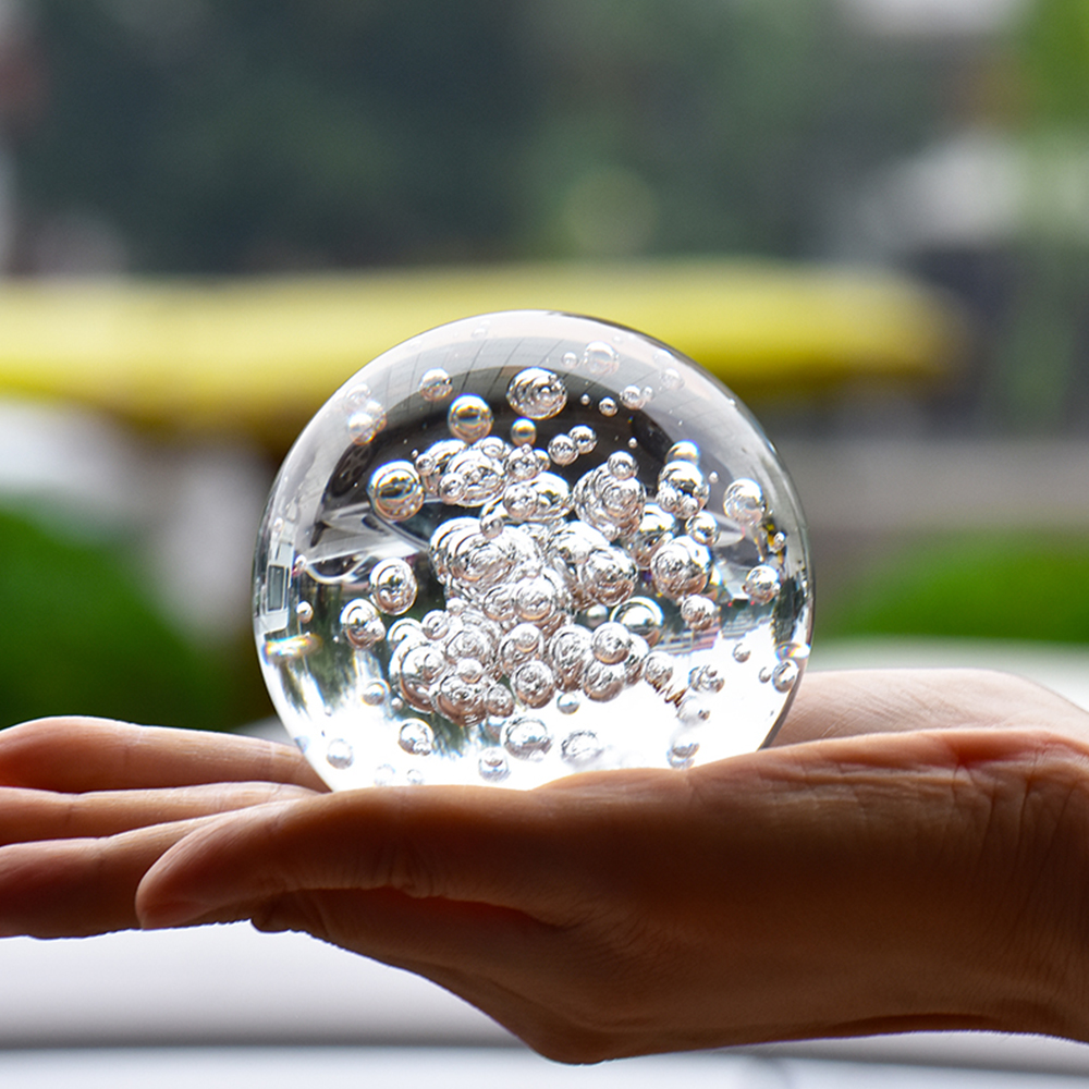 40/60/80MM Clear Bubble Crysta - Paper Weight Crystal recensie en prijs