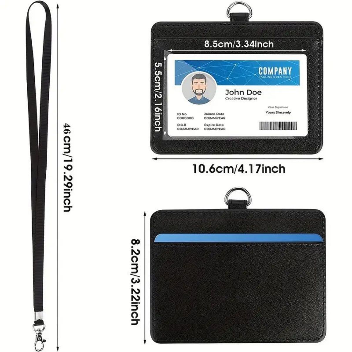1 pc Horizontal ID badge holde - Index Card Holder recensie en prijs