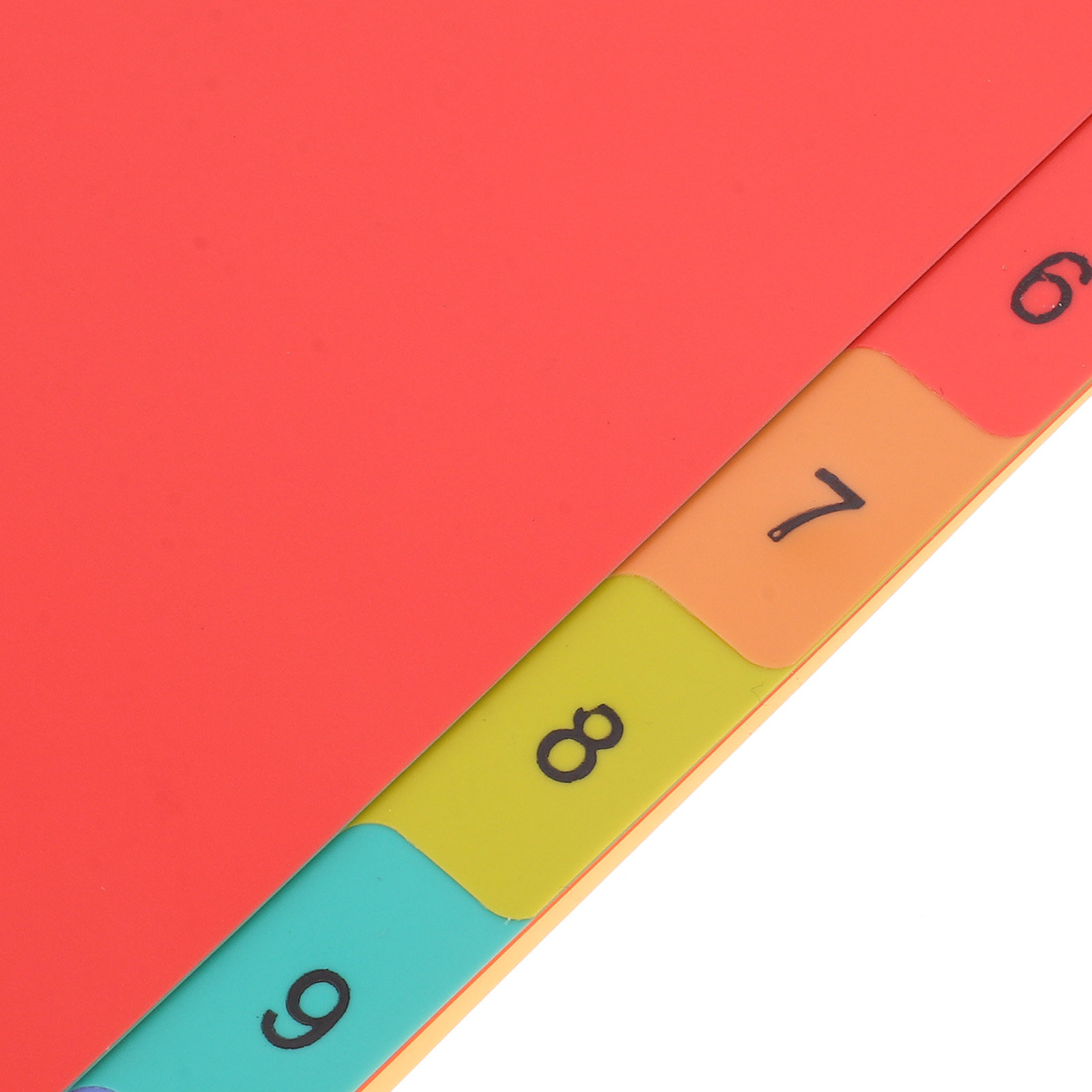 Plastic Binder Dividers A4 Loo - Tab Divider A4 recensie en prijs