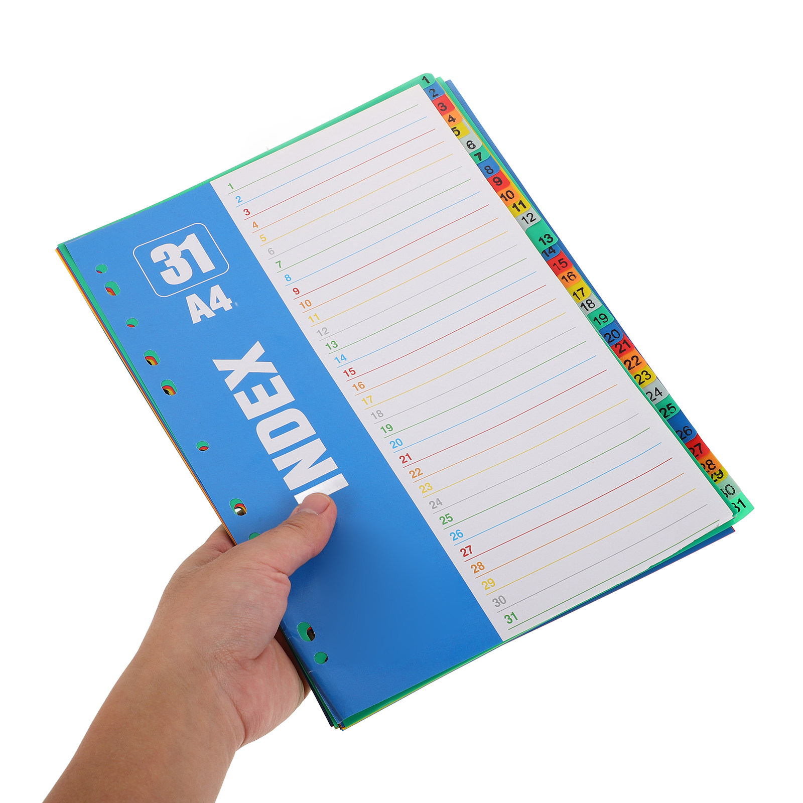 1Set Dividers A4 11-Hole Binde - Tab Divider A4 recensie en prijs