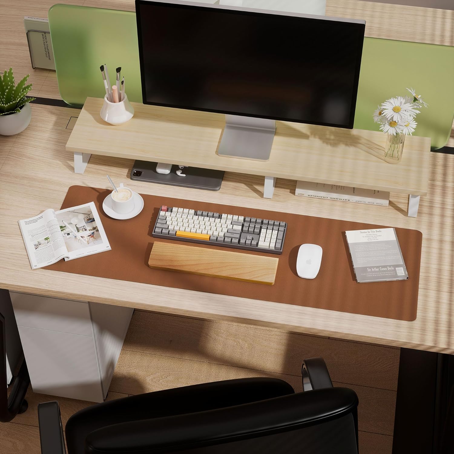 Large Leather Desk Pad Protect - Leather Desk Pad recensie en prijs