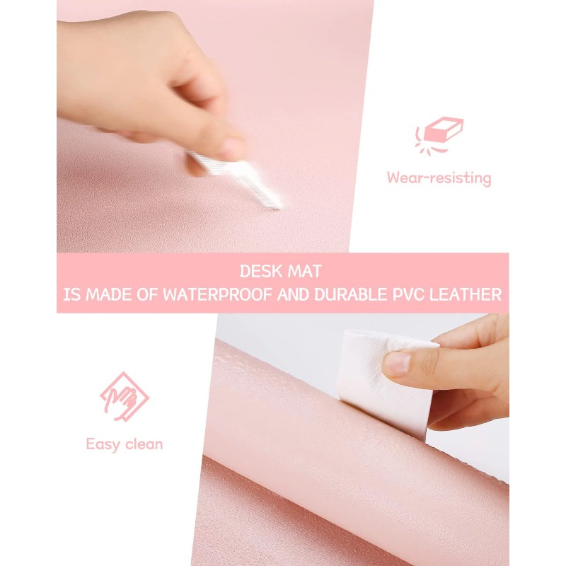 Desk Mat Waterproof PVC Mouse  - Leather Desk Pad recensie en prijs