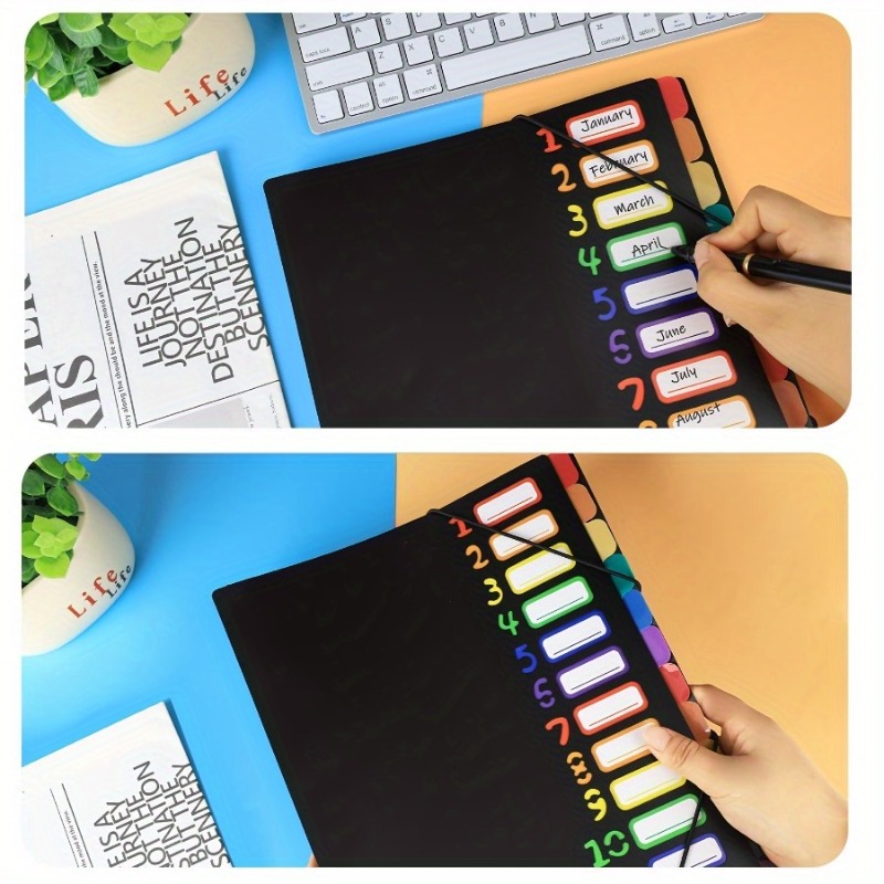 1Pc Black/White Cover Multi-La - Tab Divider A4 recensie en prijs