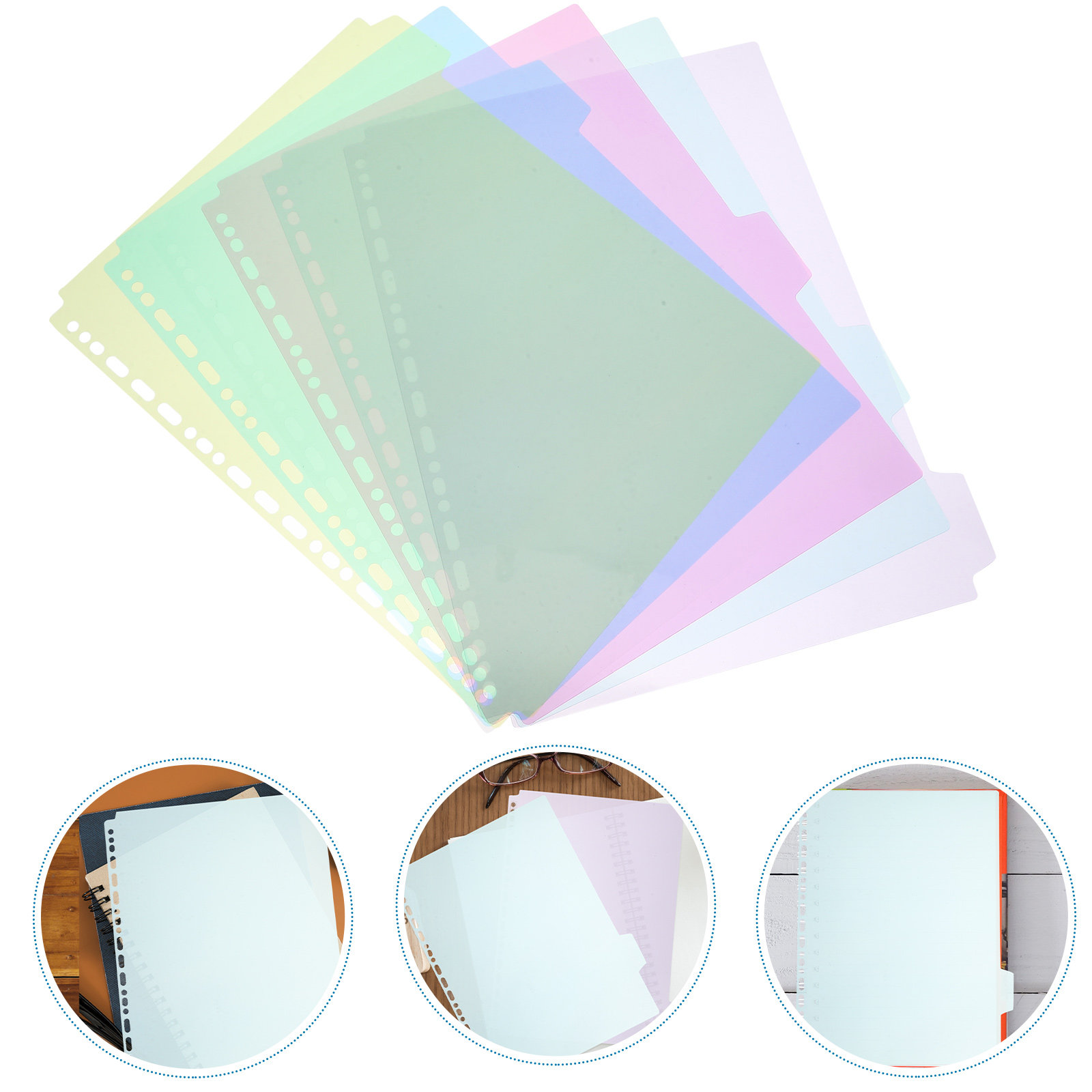 6Pcs Tabbed Binder Divider She - Tab Divider A4 recensie en prijs