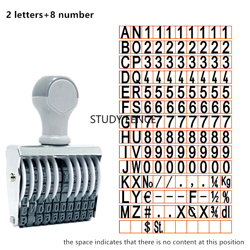 1pc Letter and Number Date Sta - Rubber Date Stamp recensie en prijs