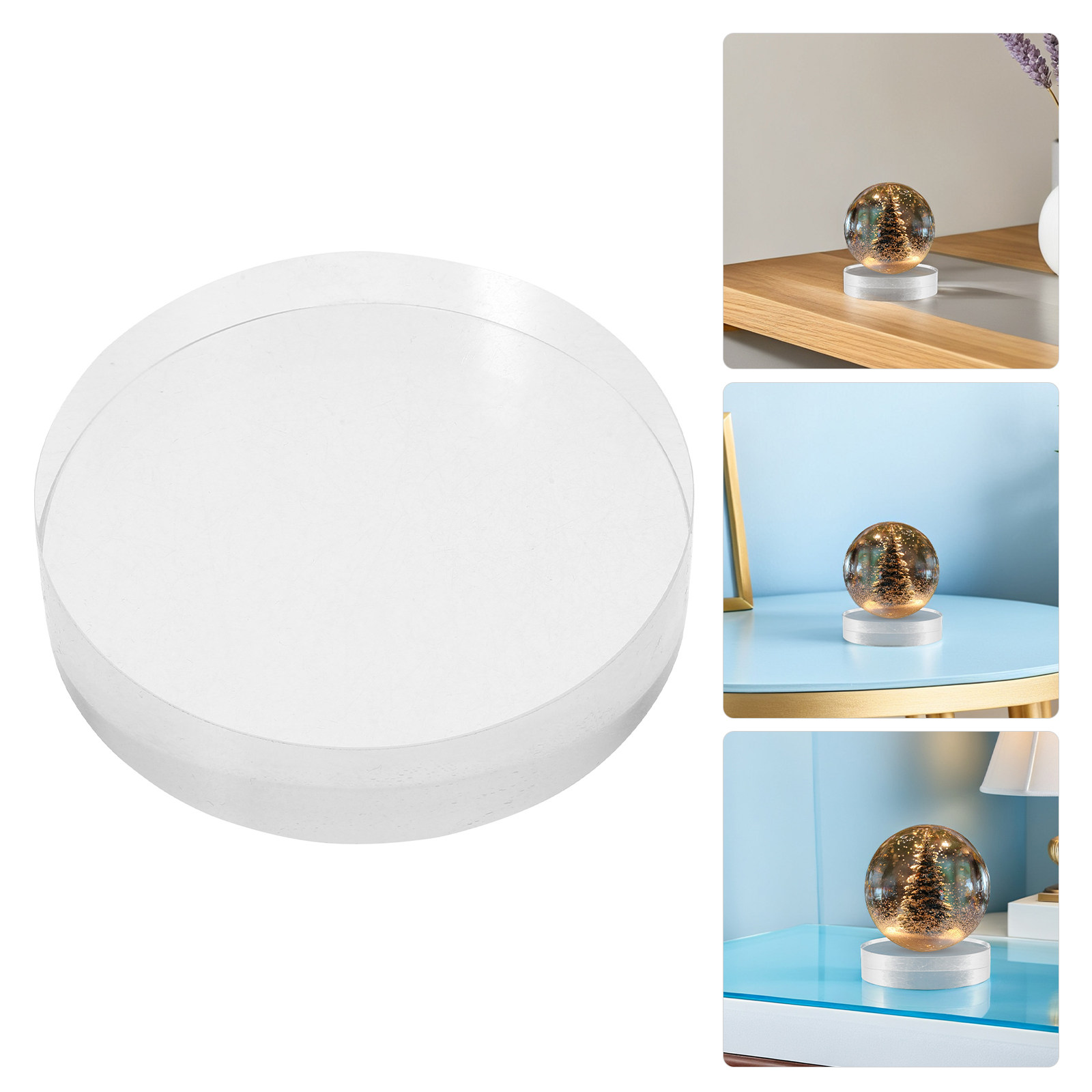 2Pcs Round Crystal Decorative  - Book Weight Glass recensie en prijs