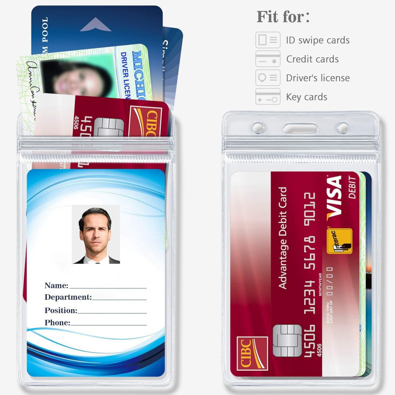 ID card holder with metal badg - Index Card Holder recensie en prijs