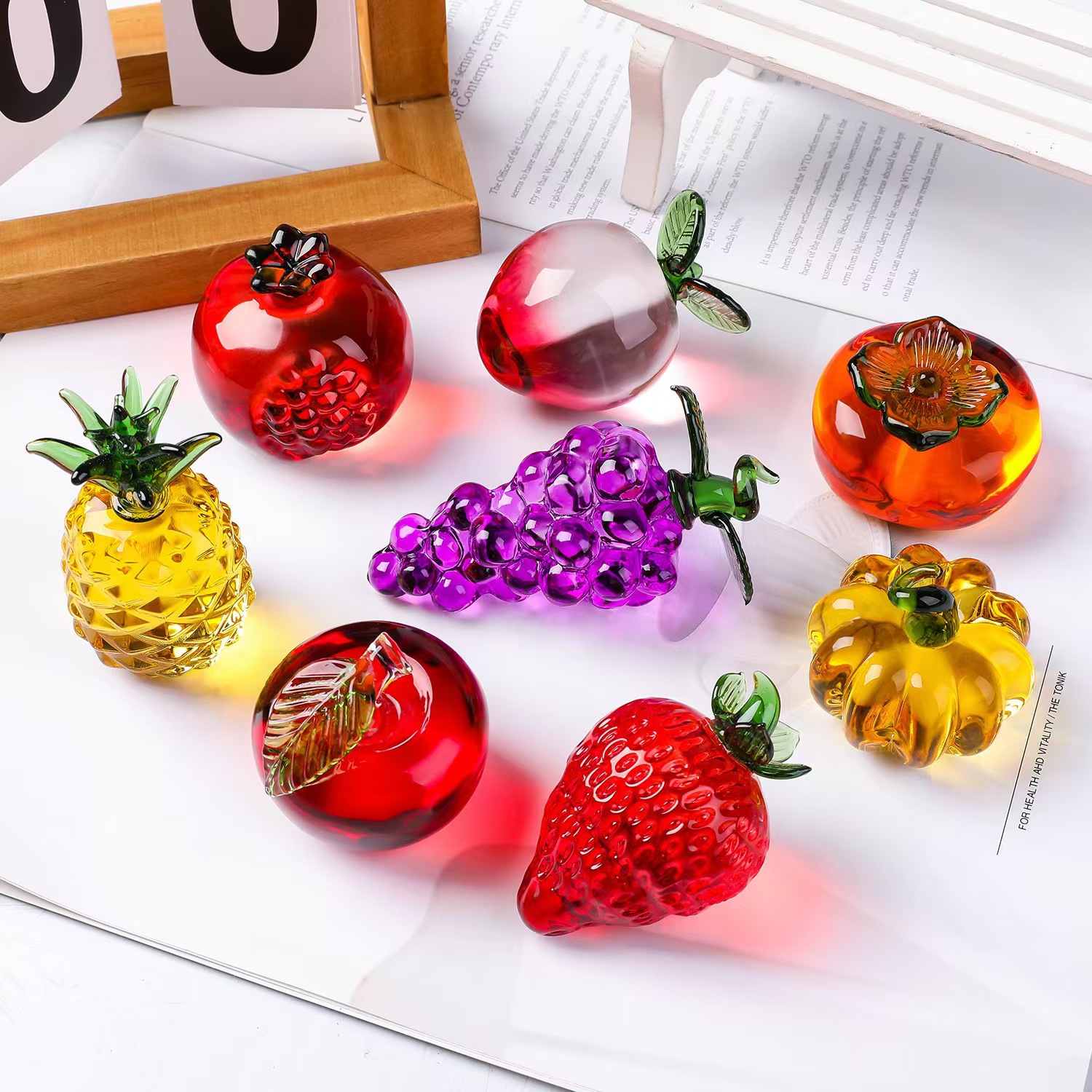 Crystal fruit Paperweight with - Paper Weight Crystal recensie en prijs