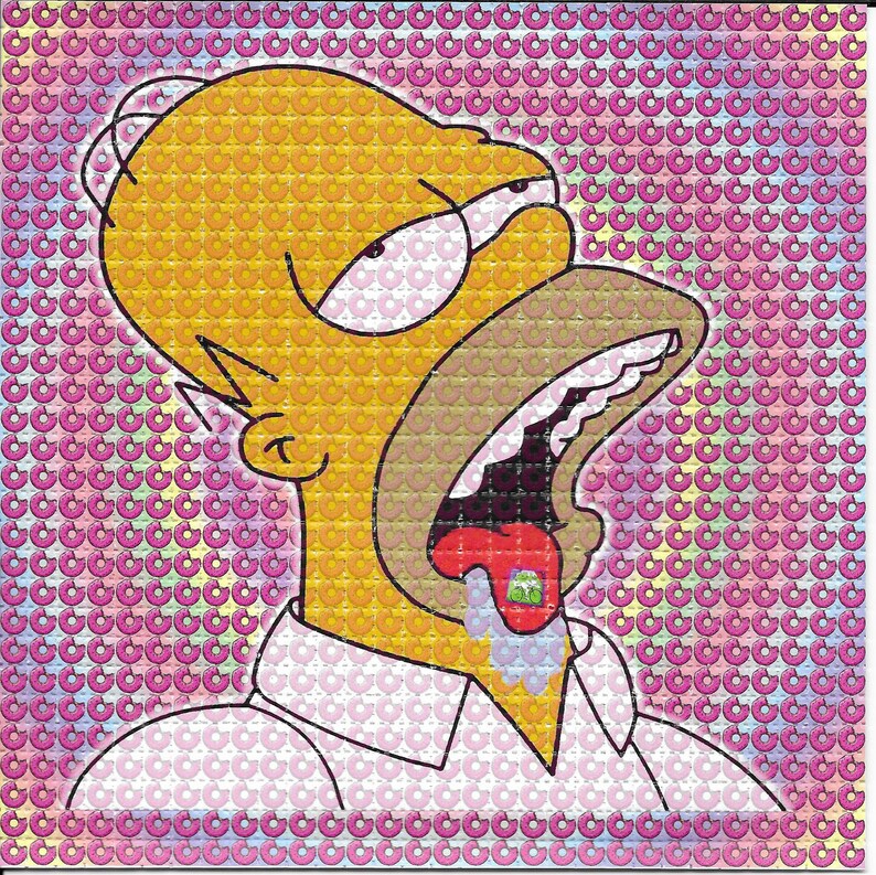 Doped Homer Psychedelic Acid F - Ink Blotter Paper recensie en prijs