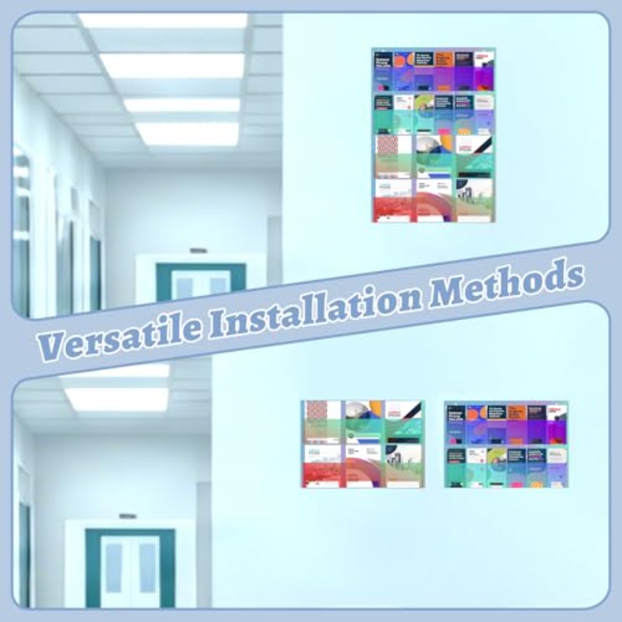 Iridescent Acrylic Wall Mounte - Magazine Holder Rack recensie en prijs