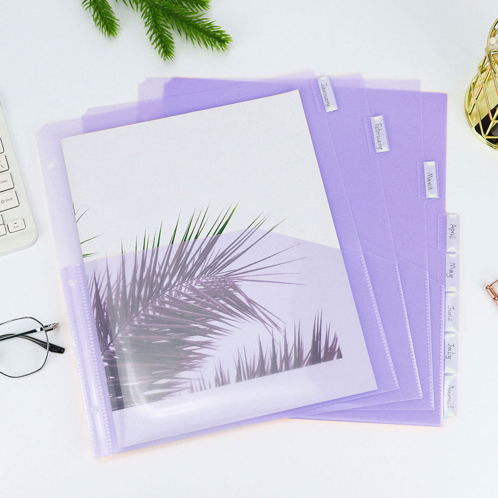 2Sets Binder Pocket Dividers A - Tab Divider A4 recensie en prijs