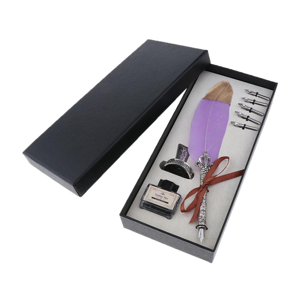 Antique Fountain Pen Feather Q - Fountain Pen Bottled Ink recensie en prijs