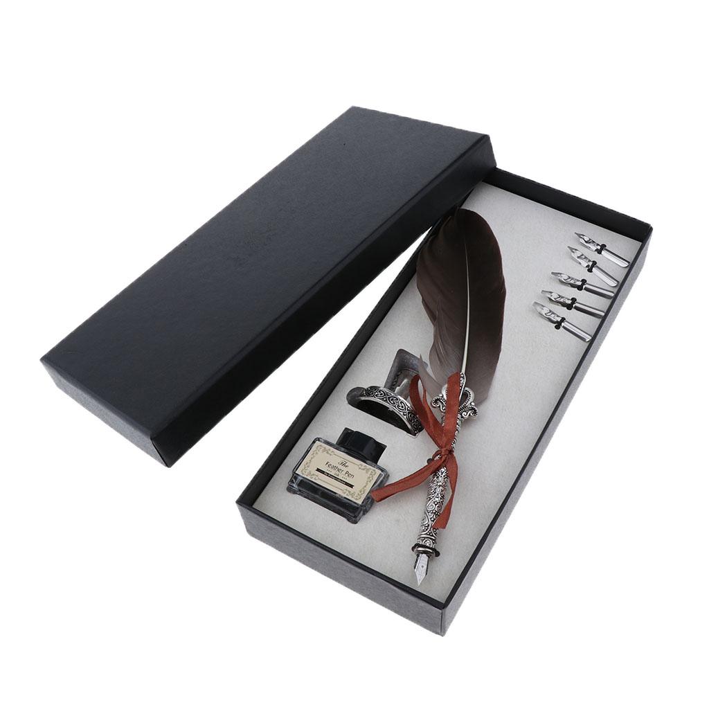 Antique Fountain Pen Feather Q - Fountain Pen Bottled Ink recensie en prijs