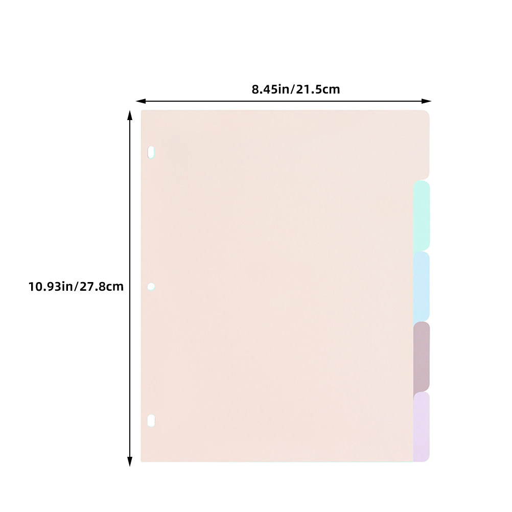 1Set Binder Dividers A4 Size F - Tab Divider A4 recensie en prijs