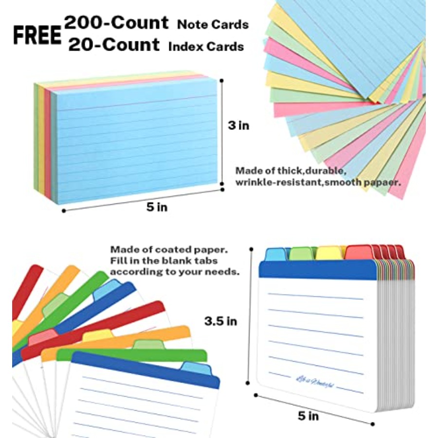 3x5 Index Card Organizer Box w - Card Index Box recensie en prijs