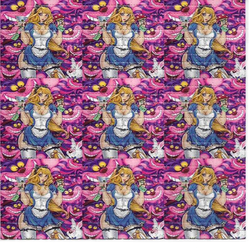Sexy Alice Psychedelic LSD Aci - Ink Blotter Paper recensie en prijs