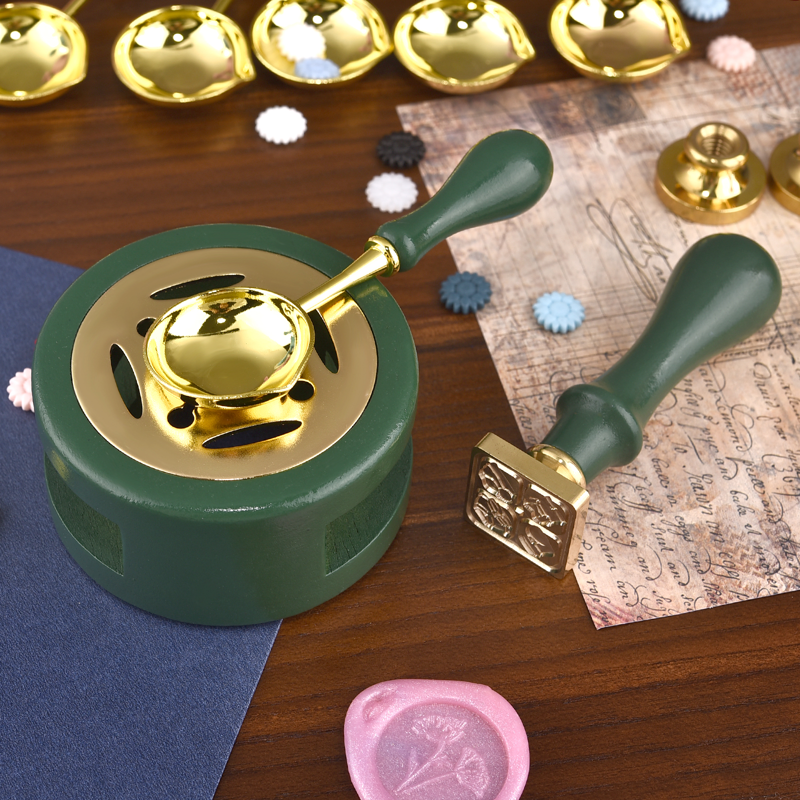 2/3Pcs Set Retro Sealing Wax F - Wax Seal Stamp Set recensie en prijs