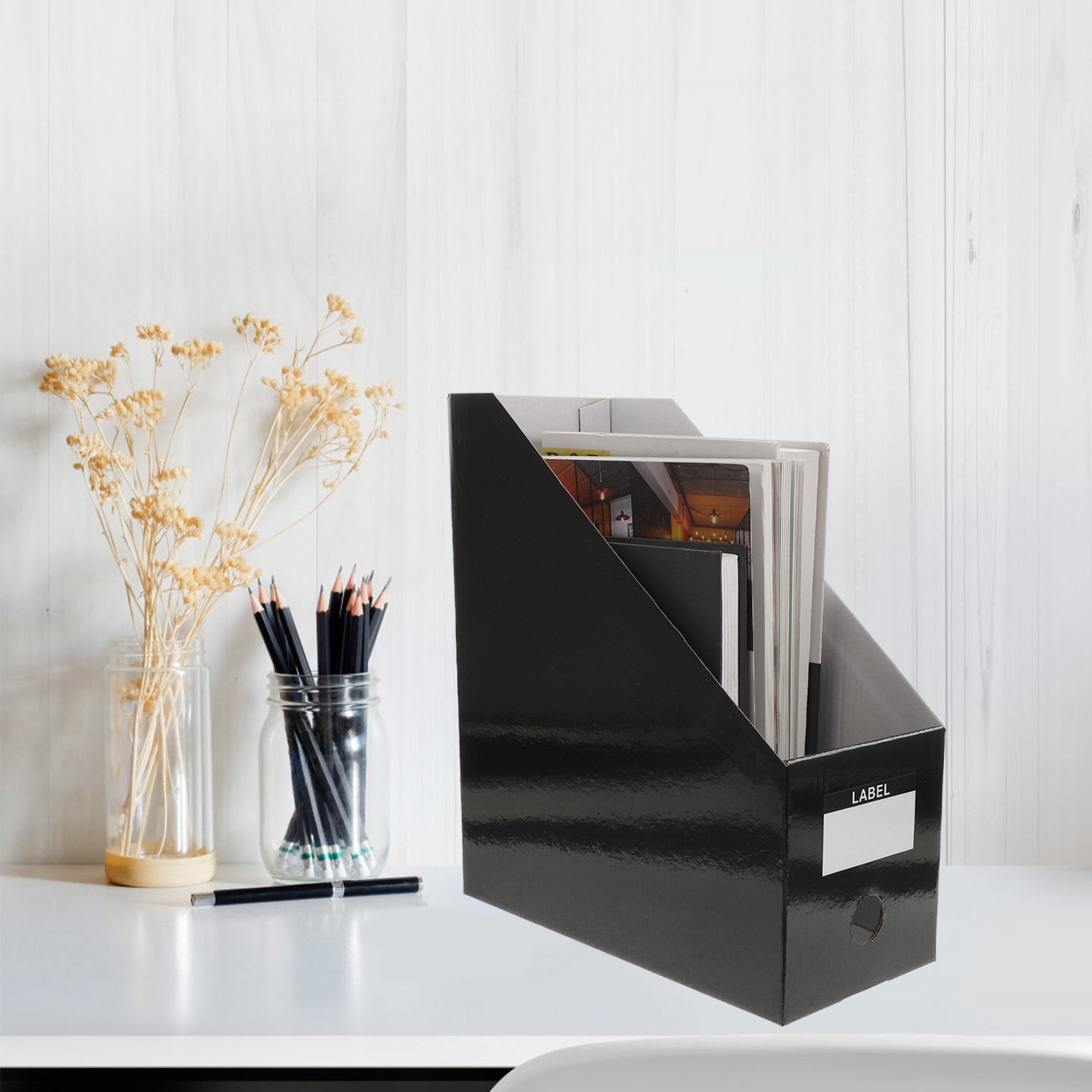 3Pcs Desktop File Organizer Ra - Magazine Holder Rack recensie en prijs