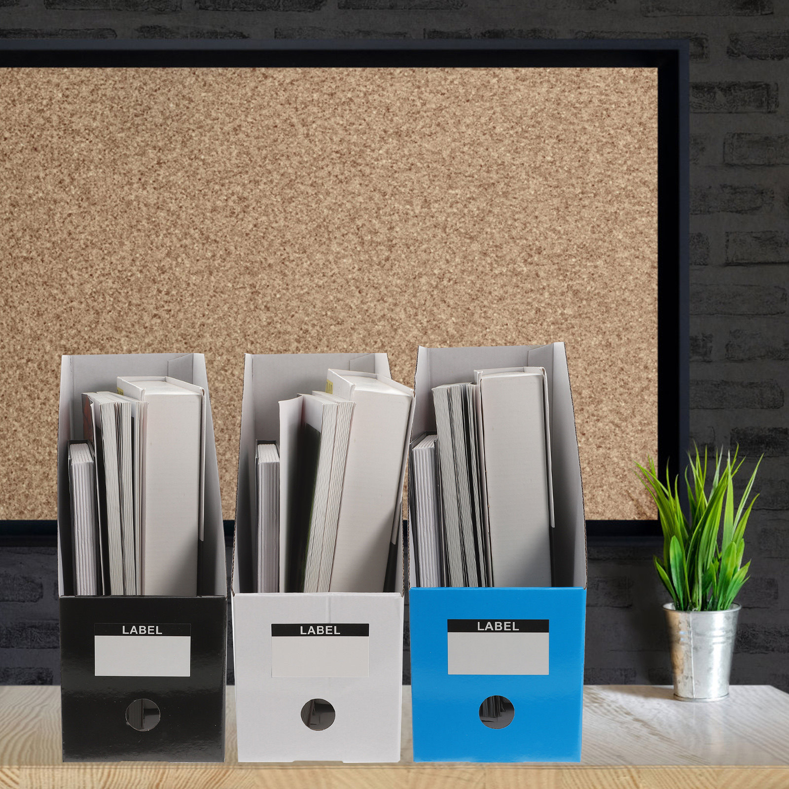 3Pcs Desktop File Organizer Ra - Magazine Holder Rack recensie en prijs