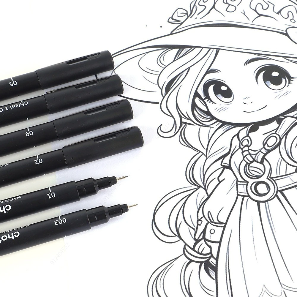 Black Micro Pens,15 Sizes,Wate - Correction Pen Fine recensie en prijs