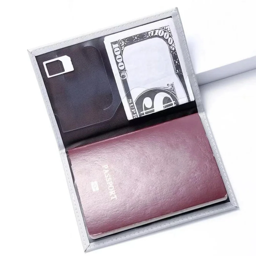Passport Cover Blue Color Pu P - Index Card Holder recensie en prijs