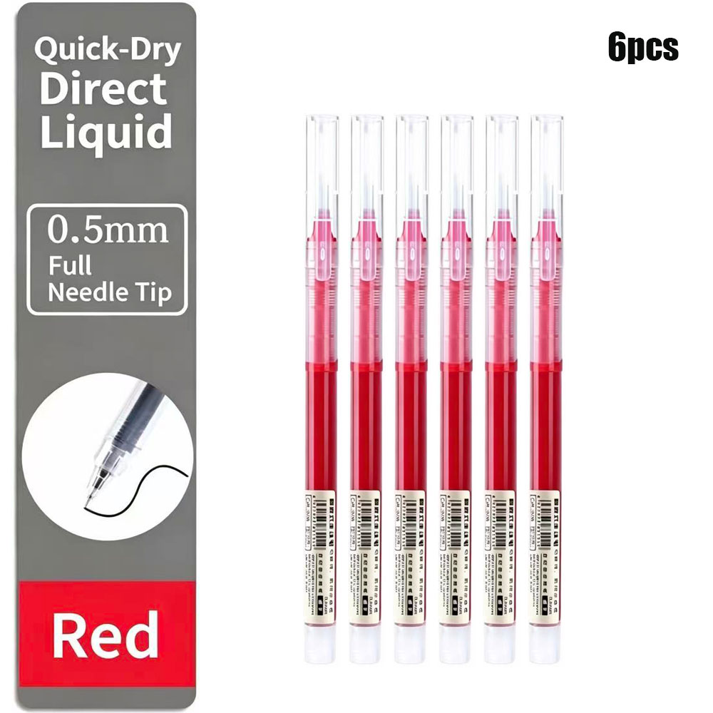 6 Pack Click Gel Pens 0.5mm Bl - Gel Refill Pack recensie en prijs