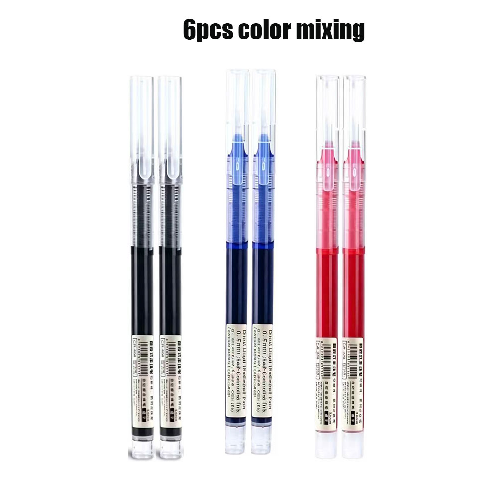 6 Pack Click Gel Pens 0.5mm Bl - Gel Refill Pack recensie en prijs
