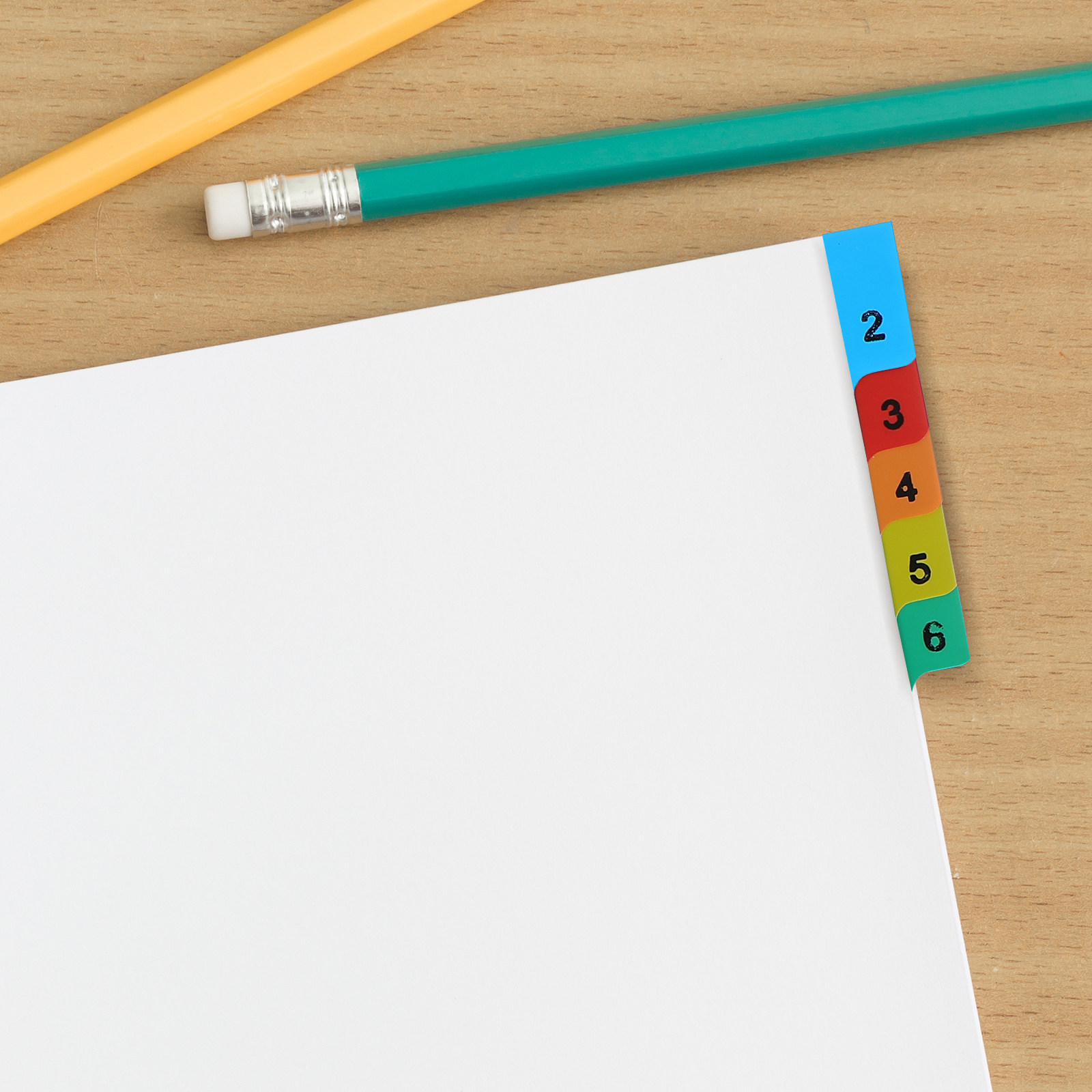 20 Pages A4 Multi Color Plasti - Tab Divider A4 recensie en prijs