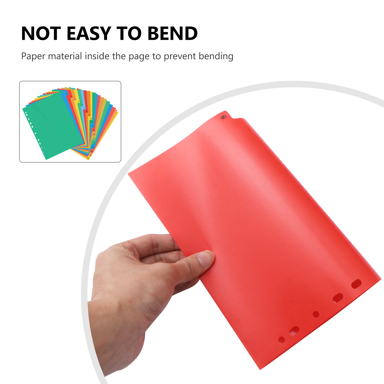 20 Pages A4 Multi Color Plasti - Tab Divider A4 recensie en prijs