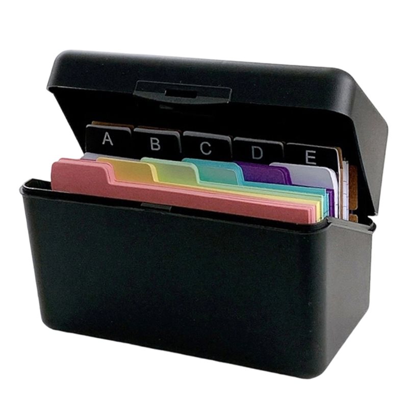 3X 5 Index Card Holder Box Wit - Card Index Box recensie en prijs