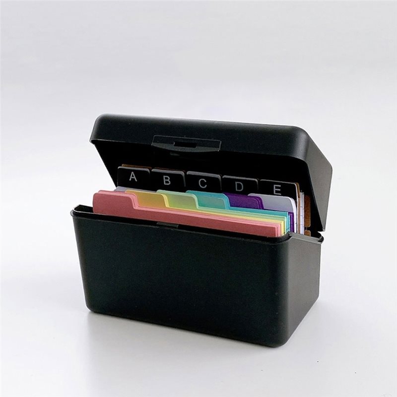 3X 5 Index Card Holder Box Wit - Card Index Box recensie en prijs