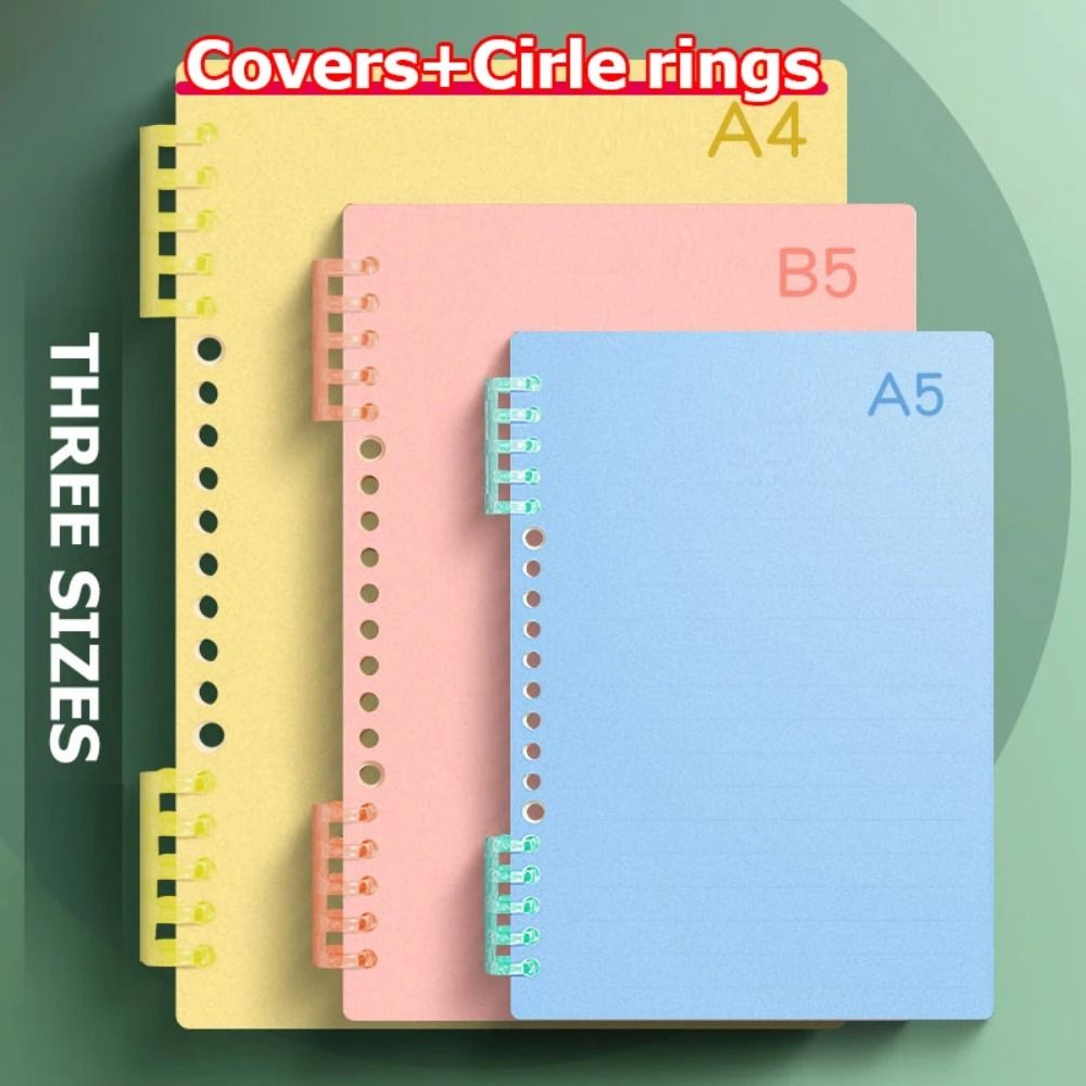 4Pcs PP Loose-leaf Book Cover  - Binder A4 Lever recensie en prijs