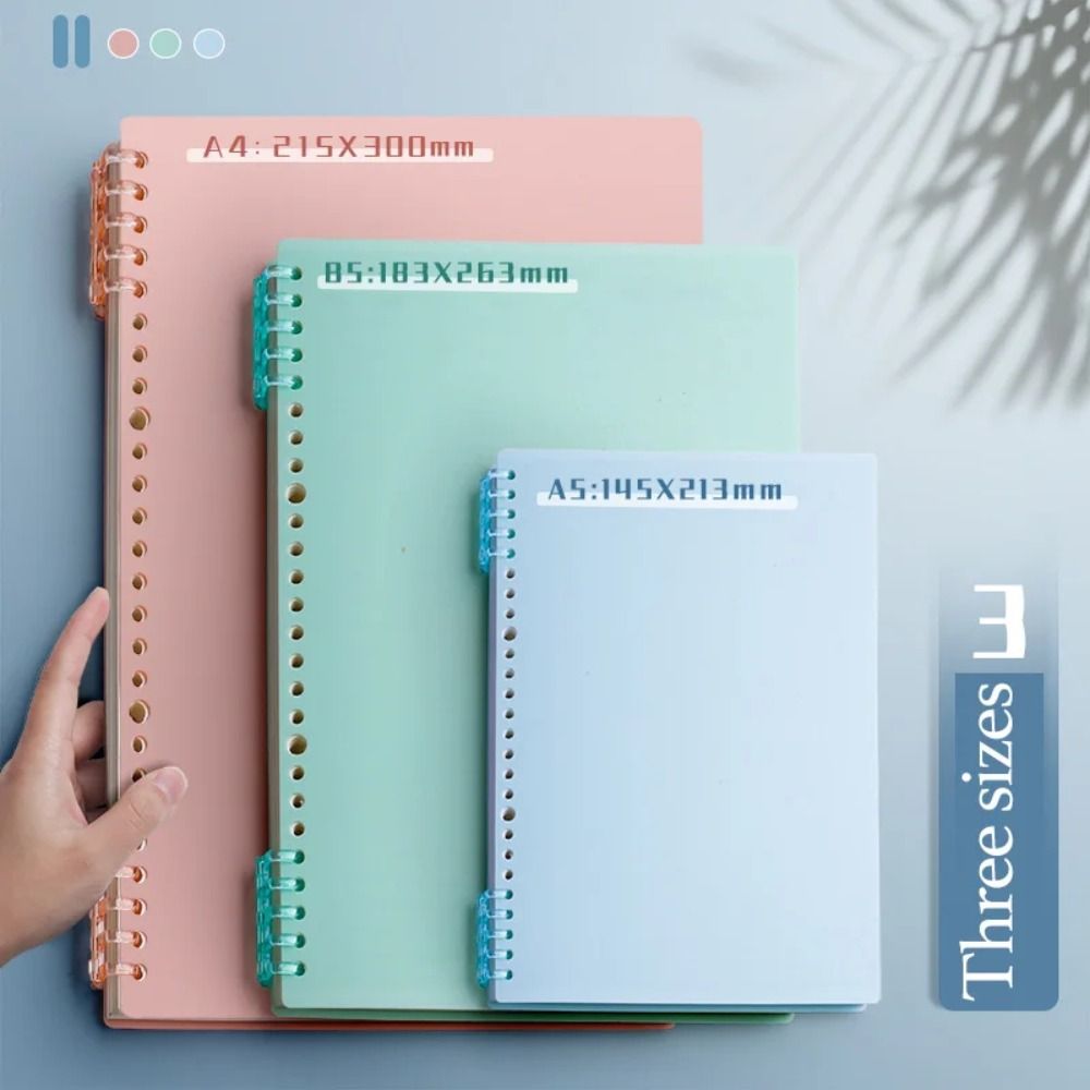 4Pcs PP Loose-leaf Book Cover  - Binder A4 Lever recensie en prijs